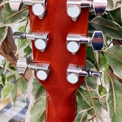 Denver DD34SL-NAT 3/4 Size Left-Handed Steel String Acoustic Guitar - Natural Gloss image 9