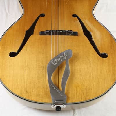 EXTREMELY RARE Vintage HOPF Original Acoustic Archtop Guitar, by GUSTAV GLASSL,  w/Cutaway, Soft Case image 12