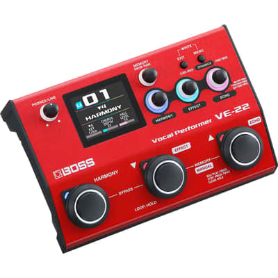 Boss VE-22 Vocal Perfromer Vocal Harmonizer Effects and Looper Pedal image 3