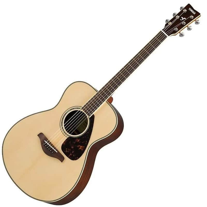 Yamaha FS830 Solid Spruce Top Concert Acoustic Guitar - Natural image 1