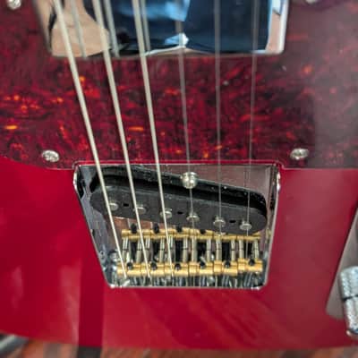 G&L Tribute ASAT Classic Bluesboy Electric Guitar in a Candy Apple Red image 4