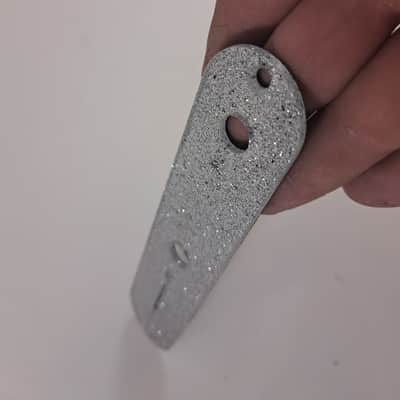 Lefty Left Handed Platinum Silver Glitter Humbucking Pickguard + Control Cover set for Fender Tele Telecaster image 10