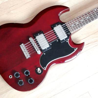 1970s Fernandes SG Lawsuit 12 String Vintage Electric Guitar Cherry Japan Burny image 1