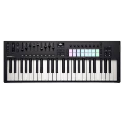 Novation Launchkey 49 MK4 49-Key USB MIDI Compact All-In-One DAW Keyboard Controller with Ableton Live 12 Lite and 16 Velocity Sensitive Pads image 2