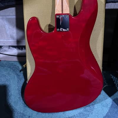 Fender Jazz Bass 2002 - Quilted Maple Cherry Sunburst image 4