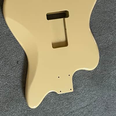 Fender American Performer Jazzmaster guitar body Vintage White image 6