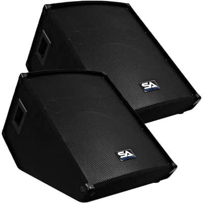 PAIR 15" Floor Monitors Stage/Studio ~ PA/DJ Speakers image 1