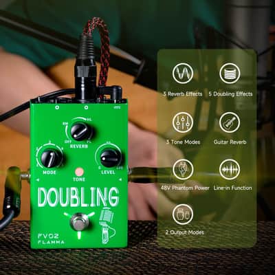 FLAMMA FV02 Vocal Processor Doubling Effects Pedal (Price includes the import duty for US buyer) image 2