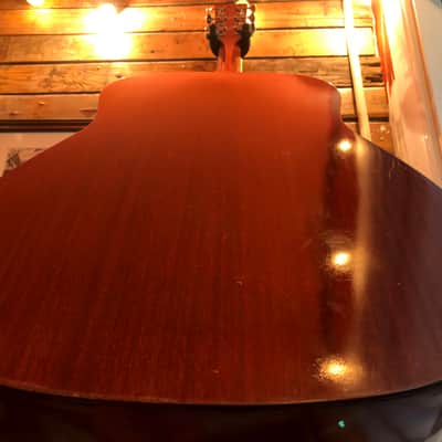 1966-71 Yamaha FG-180 Red Label Jumbo Dreadnought Acoustic Guitar Neck Reset MIJ image 13