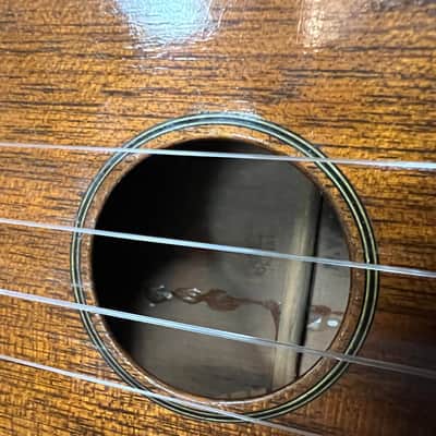 Martin Style 0 Soprano Mahogany Ukulele 1930's- 1940's  One repaired crack w/soft bag image 23