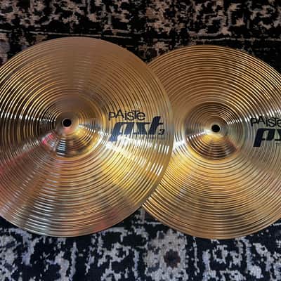 Paiste 13" PST 3 Hi-Hat Cymbals (Pair) - Traditional image 1