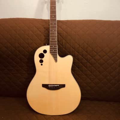 Ovation AE44-4S Applause Elite Mid-Depth Spruce Top Mahogany Neck 6-String Acoustic-Electric Guitar image 2