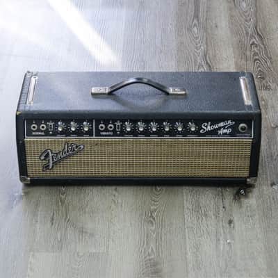 Fender Showman 2-Channel 85-Watt Guitar Amp Head 1965 Blackface image 1