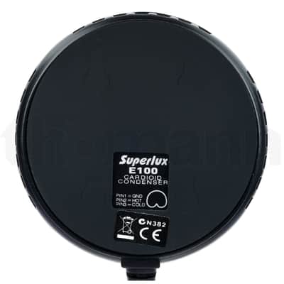 SUPERLUX E100 Boundary Bass Drum Microphone - NEW - Includes Cable and Pouch image 4