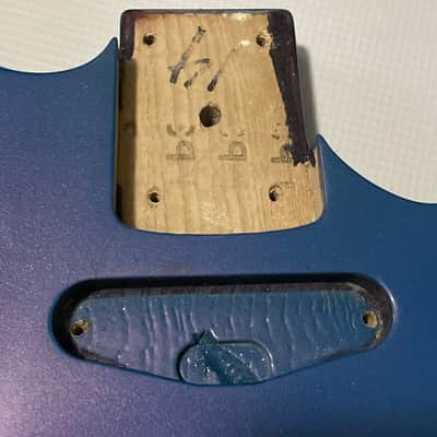 1980's Kramer USA Pacer Custom II Flip Flop FF Blue Guitar Body Floyd Ready image 11