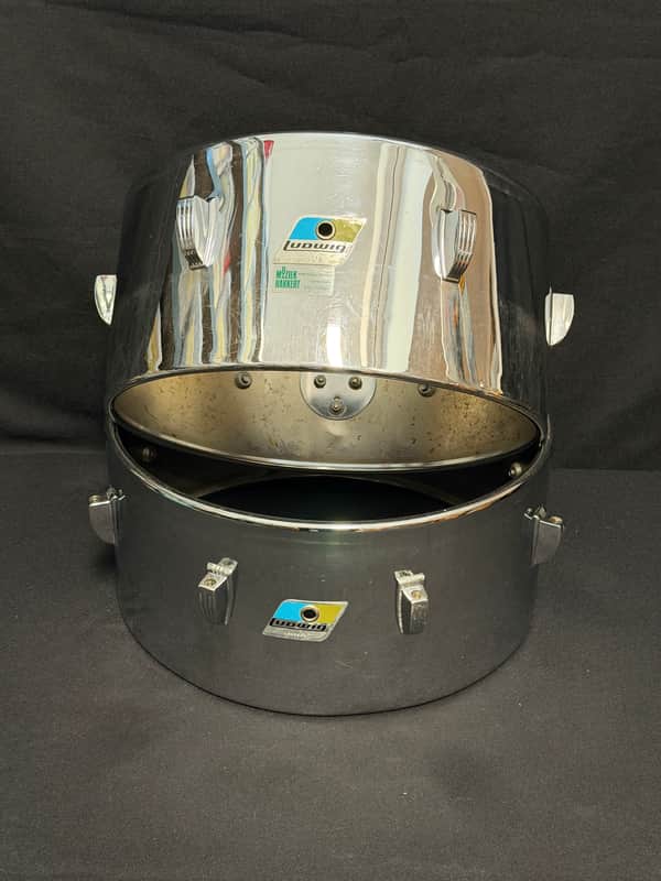 Ludwig Timbales 13" and 14" 1979 - Chrome Over Steel image 1