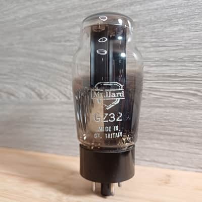 Beautiful super rare NOS MULLARD GZ32 V4G Blackburn early 7R1 model  rectangular  getter  PERFECT !  Perfectly Balanced very strong. image 1