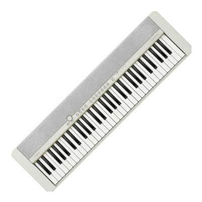 Casio Casiotone CT-S1 61 Key Portable Piano with Touch Response (White) Bundle with Adjustable Double X Keyboard Stand, Keyboard Piano Style Sustain Pedal and Piano Learning Book image 7