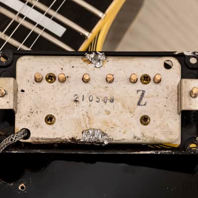1981 Greco Super Real Custom EG1000 Black Beauty Vintage Guitar w/ Maxon Dry Z Pickups, Bigsby B7, Case image 18