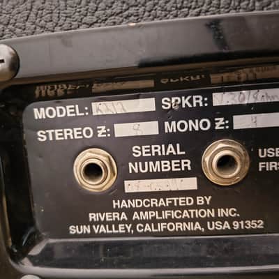 Rivera Venus 6 Head with 2 X 12" Rivera speaker cabinet included image 7