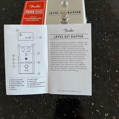 Fender Level Set Buffer 2018 - Present - Silver image 4