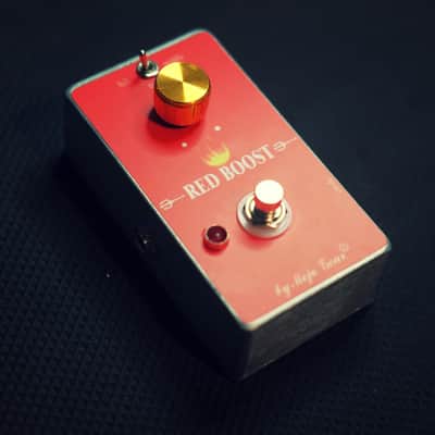 Red-Boost Effect Pedal-Treble-Booster-Rangemaster-By-Mojo-Gear-Germanium-boost-pedal image 5
