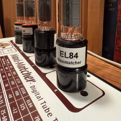 JJ Electronic EL84 / 6BQ5 Power Tubes Matched Quad (4) MaxiMatcher Tested - Fast Ship image 1
