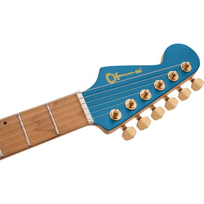 Charvel Angel Vivaldi Signature DK24-6 Nova Lucerne Aqua Firemist - Electric Guitar image 7