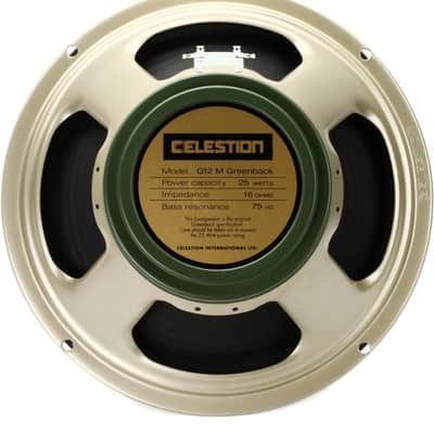 Celestion G12M Greenback 12-inch 25-watt Replacement Guitar Amp Speaker - 16 ohm image 2