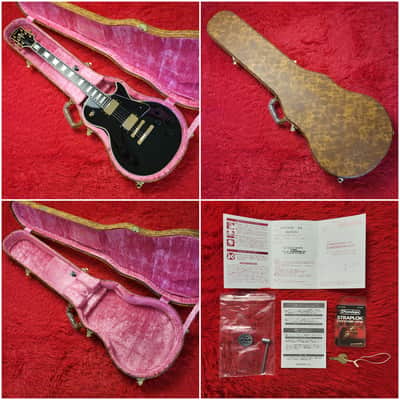 2018 Tokai LC220S Les Paul Custom Black Beauty Premium Series - Black - With Original Hard Case - Made In Japan MIJ image 25