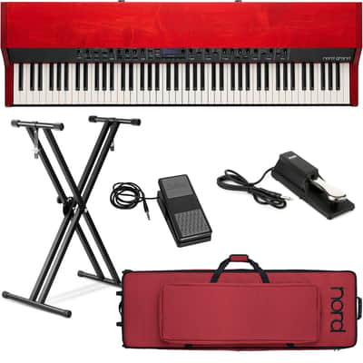 Nord Grand 88-note Kawai Hammer Action Keyboard with Ivory Touch with Nord Soft Case, Adjustable Stand, Expression Pedal and Sustain Pedal image 1