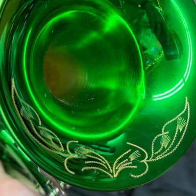 Used Henlucky HTR-6337GR Trumpet Green w/ Lightweight Case Local Pickup Item SOLD AS-IS image 6