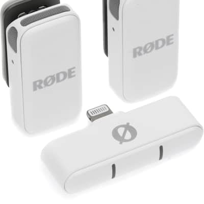 Rode Wireless Micro Microphone Kit - Lightning Connector  White image 1