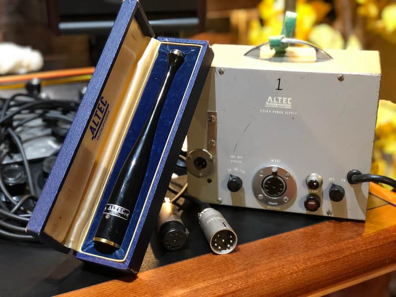Altec M11 Coke Bottle Tube Microphone System -w/ 150A Base-21 Omni Capsule -518A Power Sup image 1