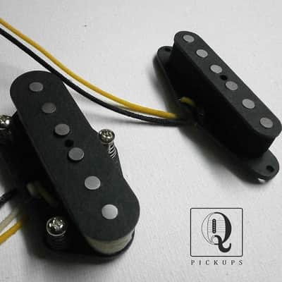 Telecaster Coil Tap SET 16,5k - 7,5k HOT Bridge A2 Pickups SET Custom Hand Wound by Q pickups image 1