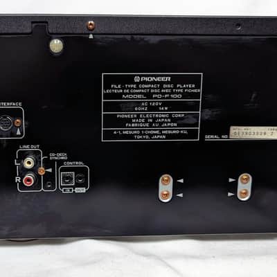 Pioneer PD-F100 100 CD Compact Discs Player - Tested and Works - Japan image 14