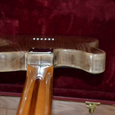 Custom Build Tele-Style SH Guitar - LOLLAR Pickups, Natural Aged ASH Wood Finish image 5