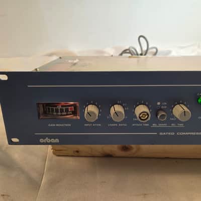 Orban Model 422A Stereo Gated Compressor / Limiter with De-Esser 1980s - Blue image 3