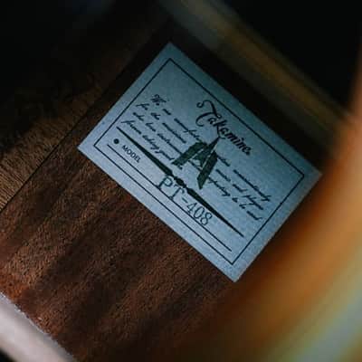 Takamine PT-408 (1991) solid cedar top image 11