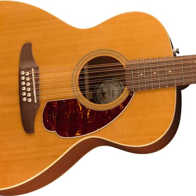 Fender Villager 12 String Acoustic Electric Guitar with Gig Bag, Aged Natural image 6