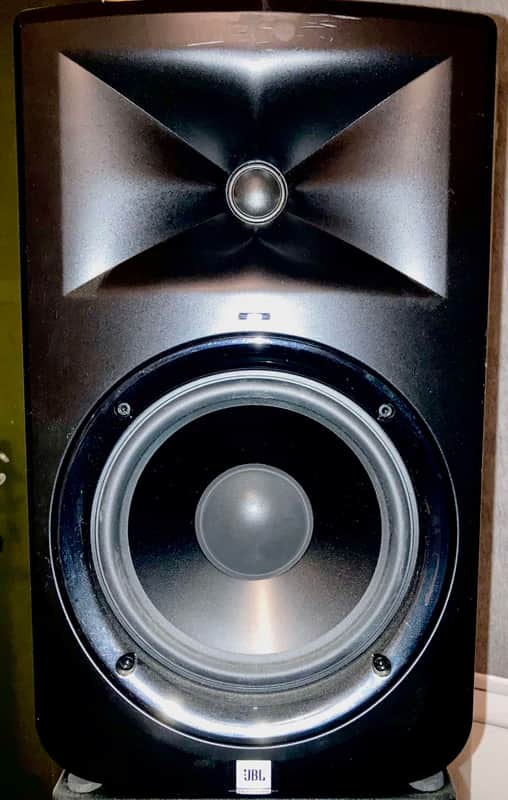 JBL LSR308 8" 2-Way Powered Studio Monitor (Pair) 2010s - Black image 1