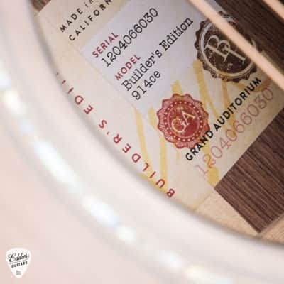 Taylor Next Generation Builder's Edition 914ce Honduran Rosewood/Sinker Redwood #1204066030 image 18
