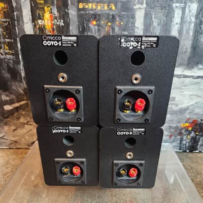 Micca Micca COVO-S Compact 2-Way Passive Bookshelf Speakers, Stereo (4 speakers) 90s - Black image 5