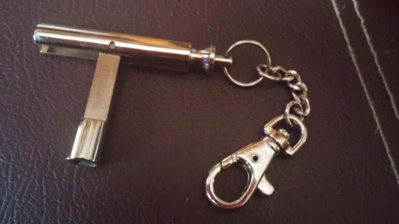Evans DRUM KEY DAFK Compact Flip Drum Key w/ Key Chain DRUM PART image 1