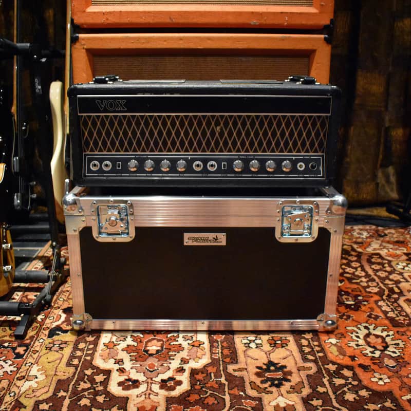Vintage 1966 Vox UL4120 JMI Bass Guitar Amplifier Head w/ Flightcase SERVICED image 1