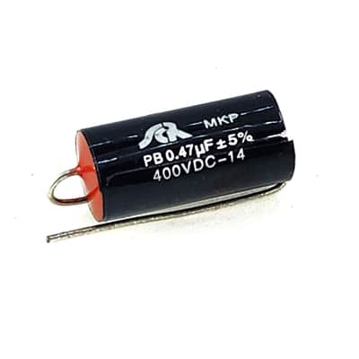 MKP .47UF 400V POLYPROPYLENE CAPACITOR - BLACK image 1