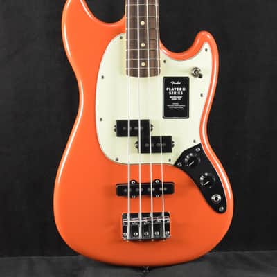 Fender Player II Mustang Bass PJ Rallye Orange Rosewood Fingerboard image 1