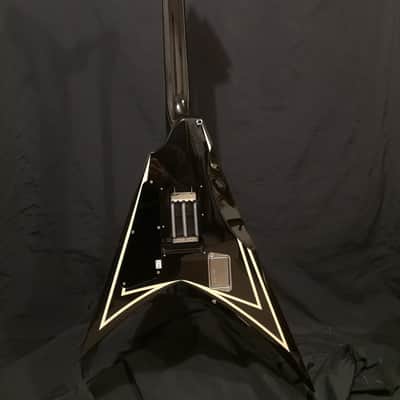 ESP E-II SV Standard Black with White Pinstripes with Hard Case image 12