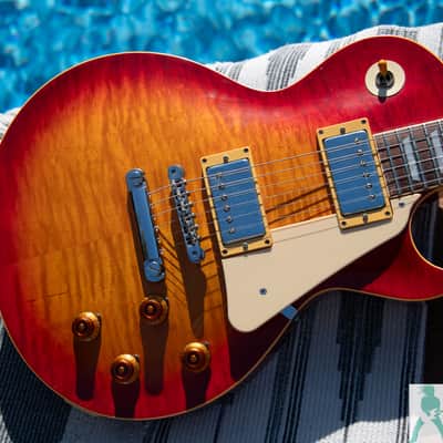 1983 Tokai Love Rock LS-100 - Heritage Cherry Sunburst -'59 Les Paul Standard Copy - Premium Vintage Japan - Pro Set Up w Perfect Frets/Action/Intonation! image 2