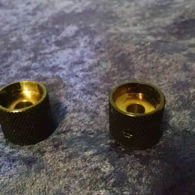 1980s Kramer Black dome knob 2x set screw image 3